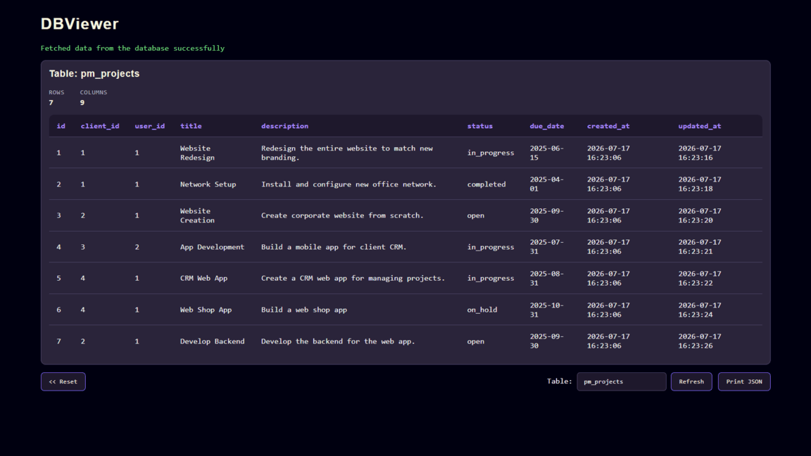 DBViewer